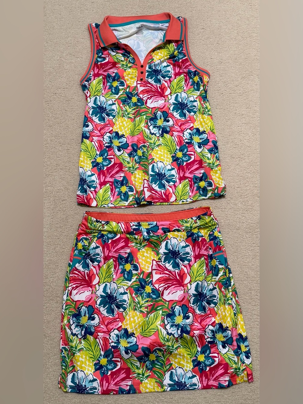 Rafaella Weekend - Like New - Sleeveless Tank Top & Skort